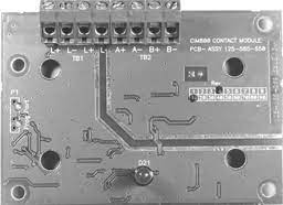 Dual Input IAM, dual Class B or single Class A supervised contact monitoring module Class A monitoring requires EOL resistor assembly - Simplex