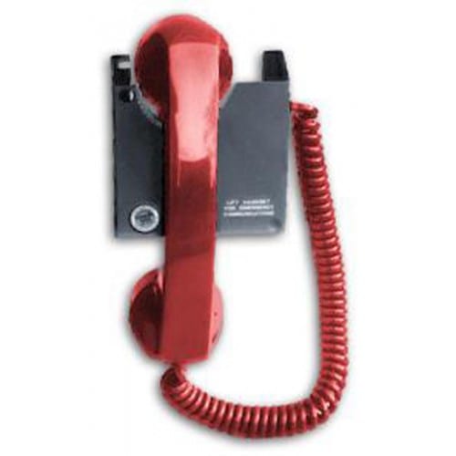 Fixed Telephone Handset, Four-State Telephone Handset Assembly, Red-EST