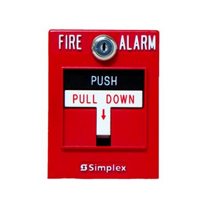 Double Action, Breakglass, PUSH PULL DOWN operation - Simplex