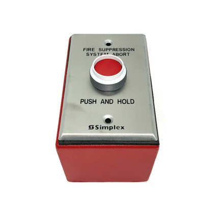 Abort Switch, Surface mount; includes red mounting box-Simplex